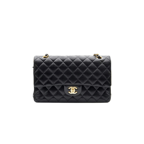 CHANEL  Classic Black Double Flap Bag