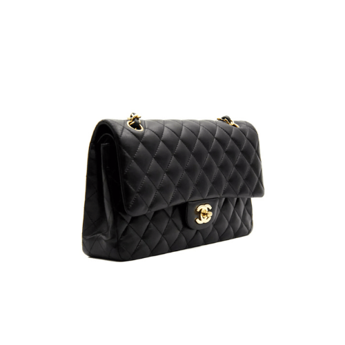 CHANEL  Classic Black Double Flap Bag