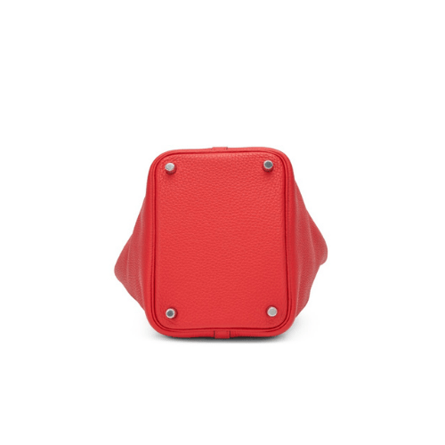 HERMES Rouge De Coeur Picotin Lock 18 Palladium Hardware