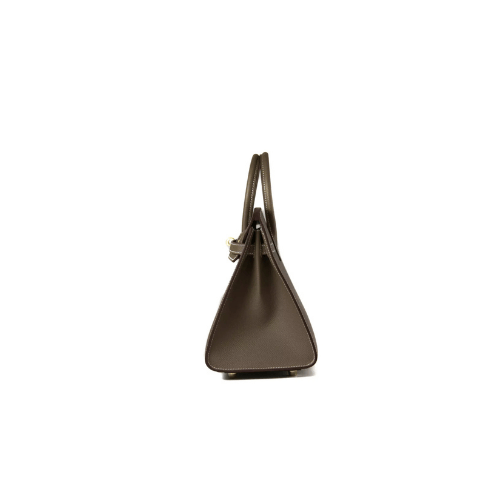 HERMES Birkin 25 Sellier Etoupe Epsom Gold Hardware