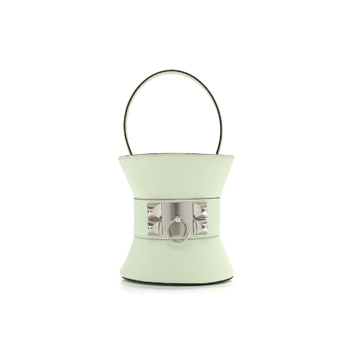 HERMES Epsom Mini Medor Bag Vert Fizz