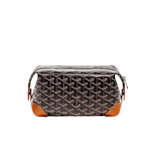 GOYARD Bowling 25 Toiletry Bag Brown