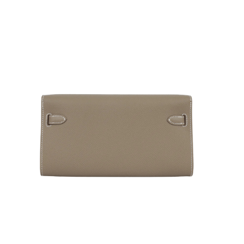 HERMES Kelly To Go Wallet - Etoupe Epsom