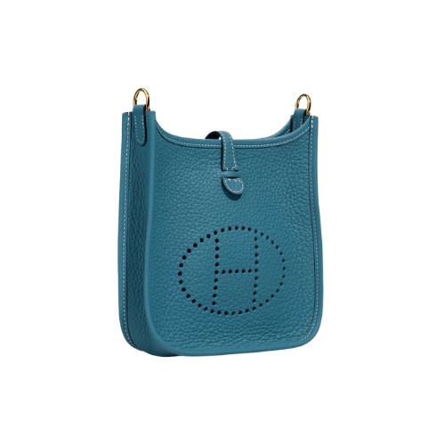 HERMES Evelyne 16 Amazone bag Blue Jean