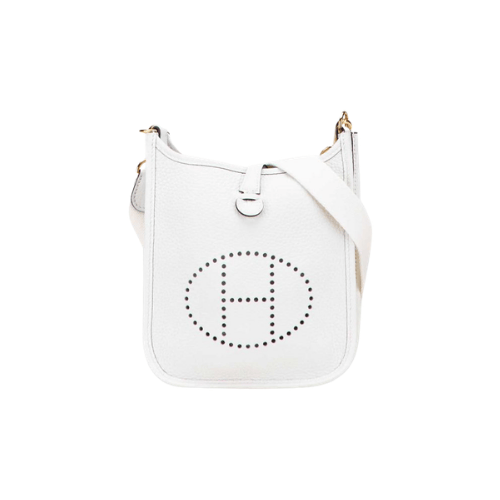 HERMES Evelyne 16 Amazone bag White