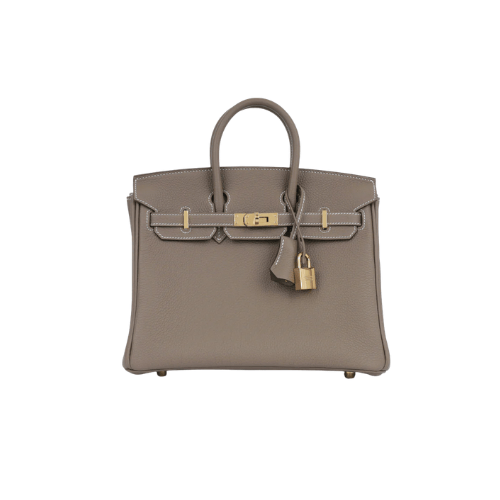 HERMES Birkin 25 Etoupe Togo leather