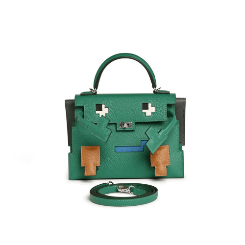 HERMES Kelly Picto Vert Vertigo Doll