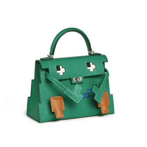 HERMES Kelly Picto Vert Vertigo Doll
