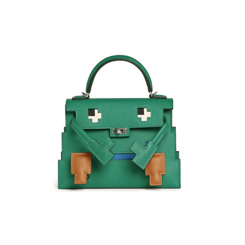 HERMES Kelly Picto Vert Vertigo Doll