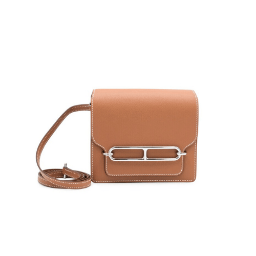 HERMES Gold Evercolor Mini Roulis 18 Palladium Hardware