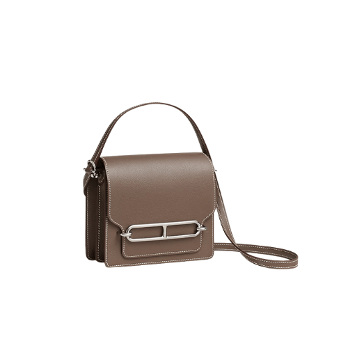 HERMES étoupe Evercolor Mini Roulis 18 Palladium Hardware