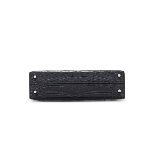 HERMES Kelly II Black Alligator