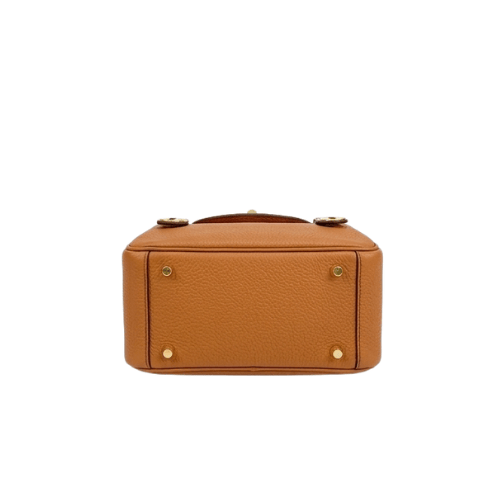 HERMES Taurillon Clemence Mini Lindy Brown