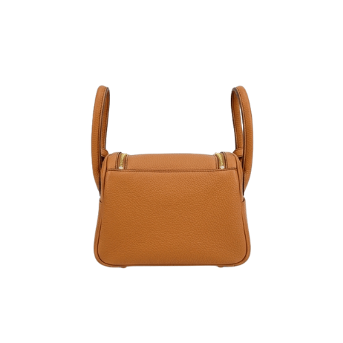 HERMES Taurillon Clemence Mini Lindy Brown