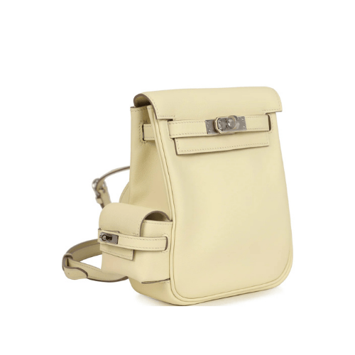 HERMES Kelly Jump Backpack Jaune Milton