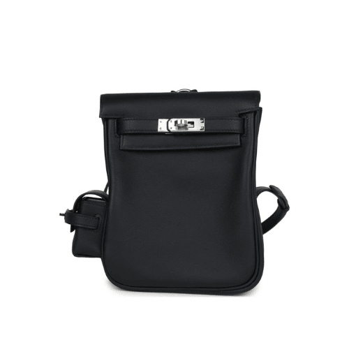 HERMES Kelly Jump Backpack Black