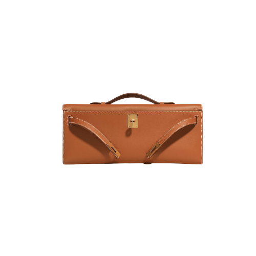HERMES Kelly Cut Clutch Swift Gold