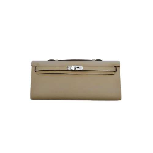 HERMES Kelly Cut Clutch Trench Epsom