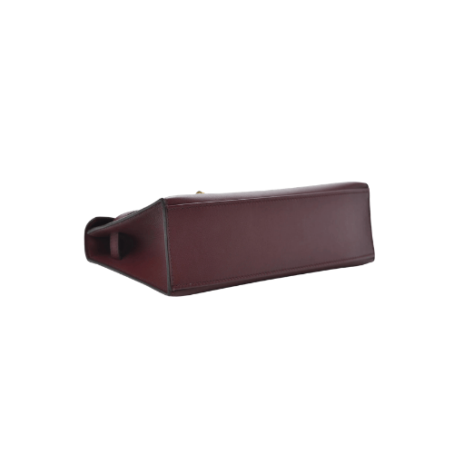 HERMES Swift Kelly Pochette Clutch Bordeaux