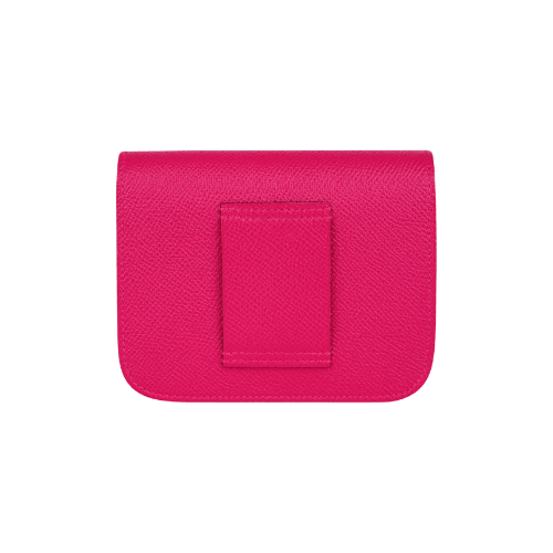 HERMES Constance Slim wallet vibrant pink