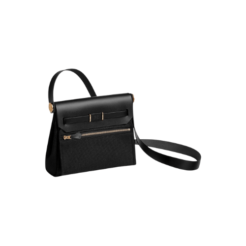 HERMES Herbag Mini Zip 20 Black