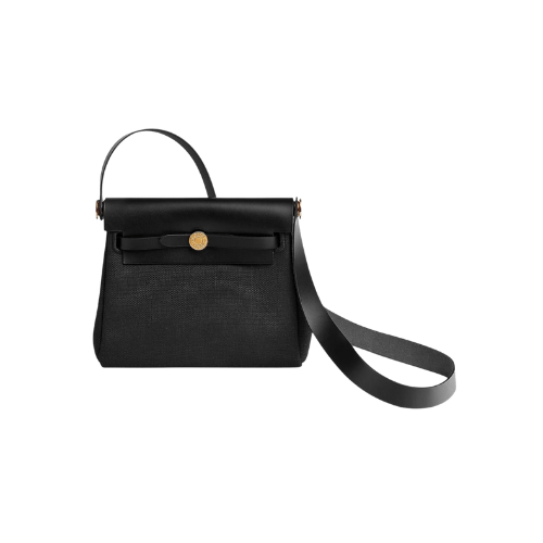 HERMES Herbag Mini Zip 20 Black