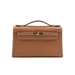 HERMES Kelly Pochette in Gold Swift leather