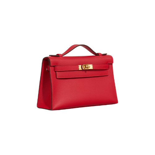 HERMES Kelly Pochette Red