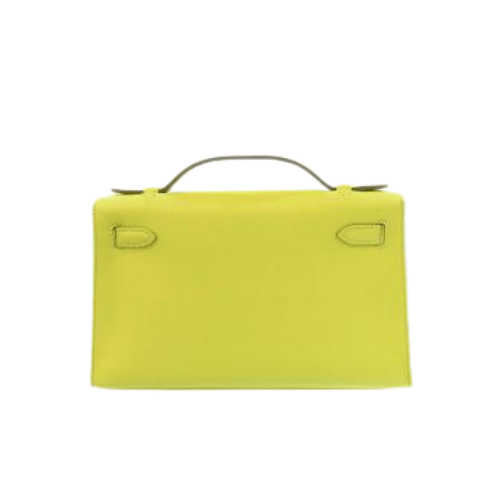 HERMES Kelly Pochette Yellow