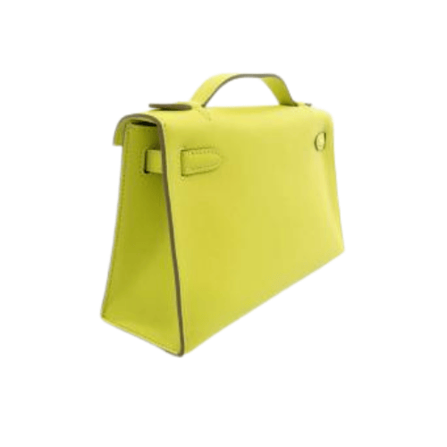 HERMES Kelly Pochette Yellow