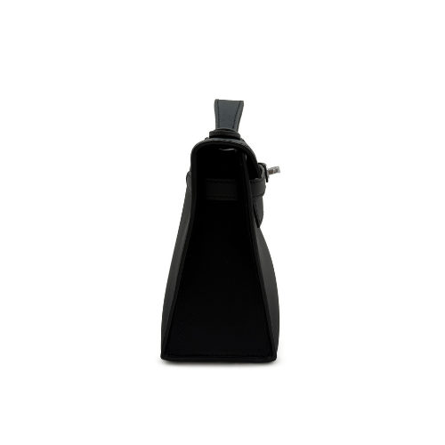 HERMES Kelly Pochette Swift Black