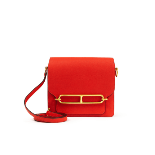 HERMES Roulis Mini shoulder bag red