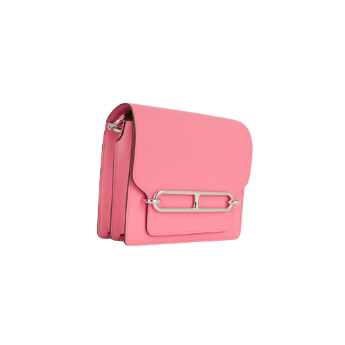 HERMES Roulis Mini shoulder bag Rose Azalee