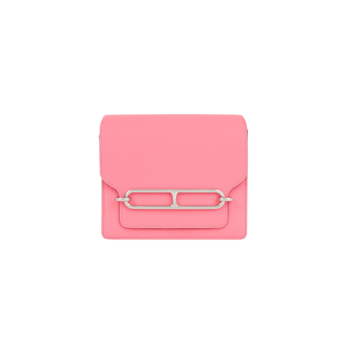 HERMES Roulis Mini shoulder bag Rose Azalee