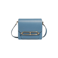 HERMES Roulis Mini shoulder bag Bleu Jean