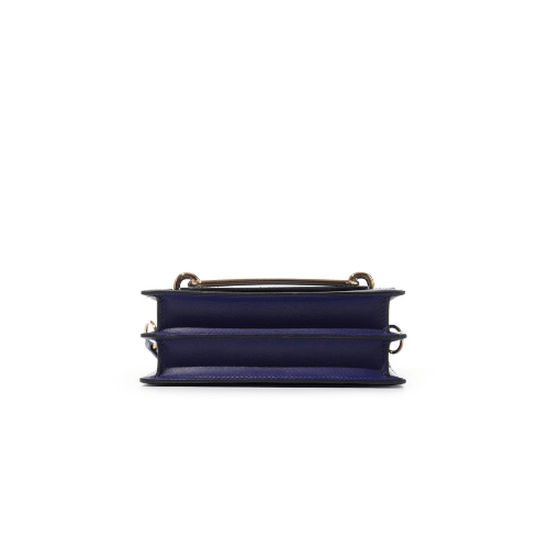 HERMES Roulis Mini shoulder bag Bleu Encre