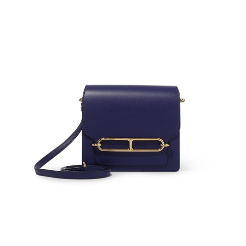 HERMES Roulis Mini shoulder bag Bleu Encre