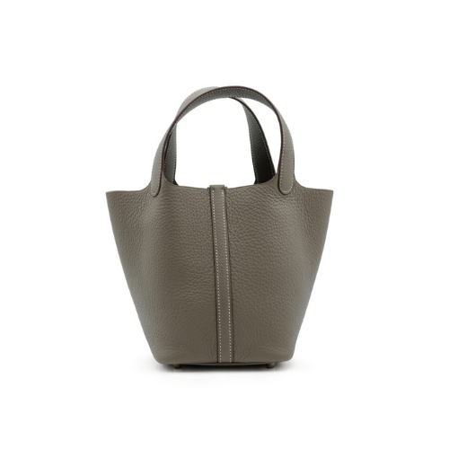 HERMES Picotin 18 bags Etoupe Clemence