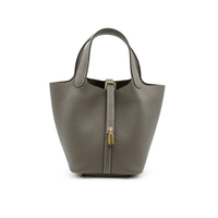 HERMES Picotin 18 bags Etoupe Clemence