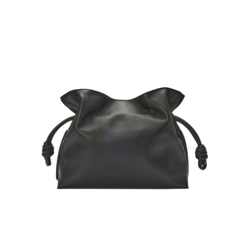 LOEWE Flamenco clutch nappa calfskinblack/burgundy