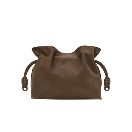 LOEWE Medium Flamenco clutch grained nubuck