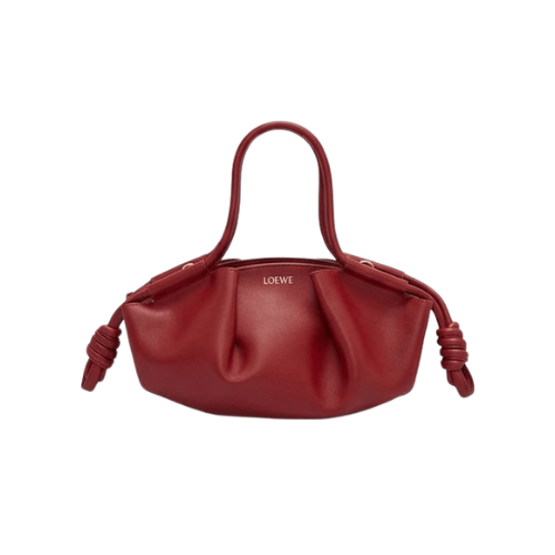LOEWE Paseo calfskin leather Red