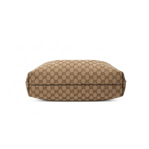 GUCCI GG canvas shoulder bag beige brown