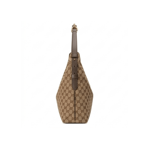 GUCCI GG canvas shoulder bag beige brown