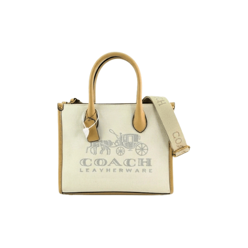 COACH Coach Ace Tote 26 bag beige brown