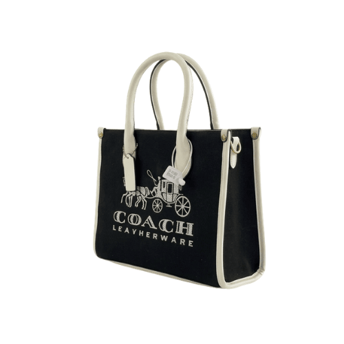 COACH Coach Ace Tote 26 bag black white