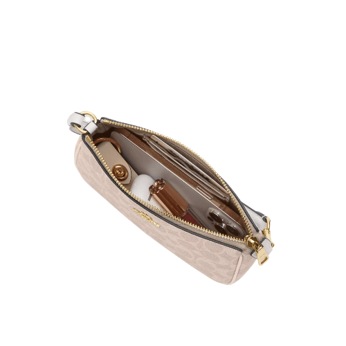 COACH Nolita 19 In Signature Canvas (Sand/Chalk)