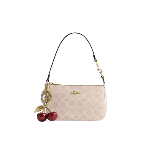 COACH Nolita 19 In Signature Canvas (Sand/Chalk)