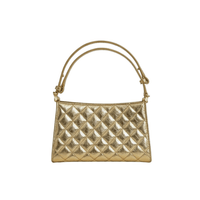CHANEL metallic gold handbag