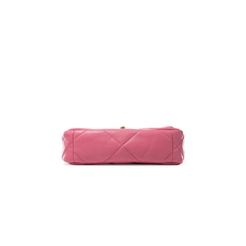 CHANEL 19 Flap Bag Lamb (Pink)